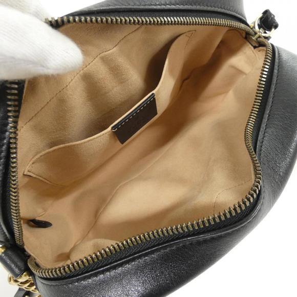 GUCCI Black GG Marmont Shoulder Bag - Picture 9 of 10